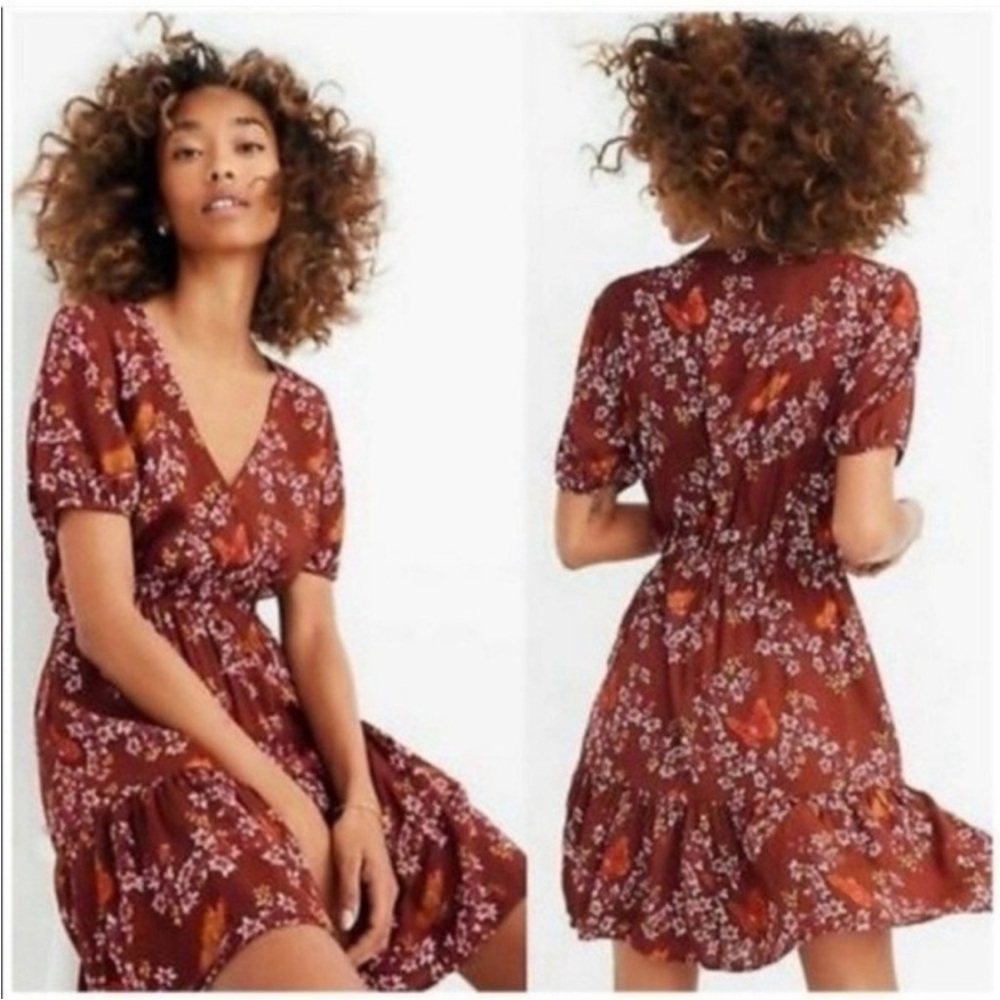 Madewell Ruffle Wrap Dress